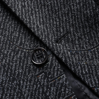 Stylish Men's Fit Checked Blazer Suit Jacket