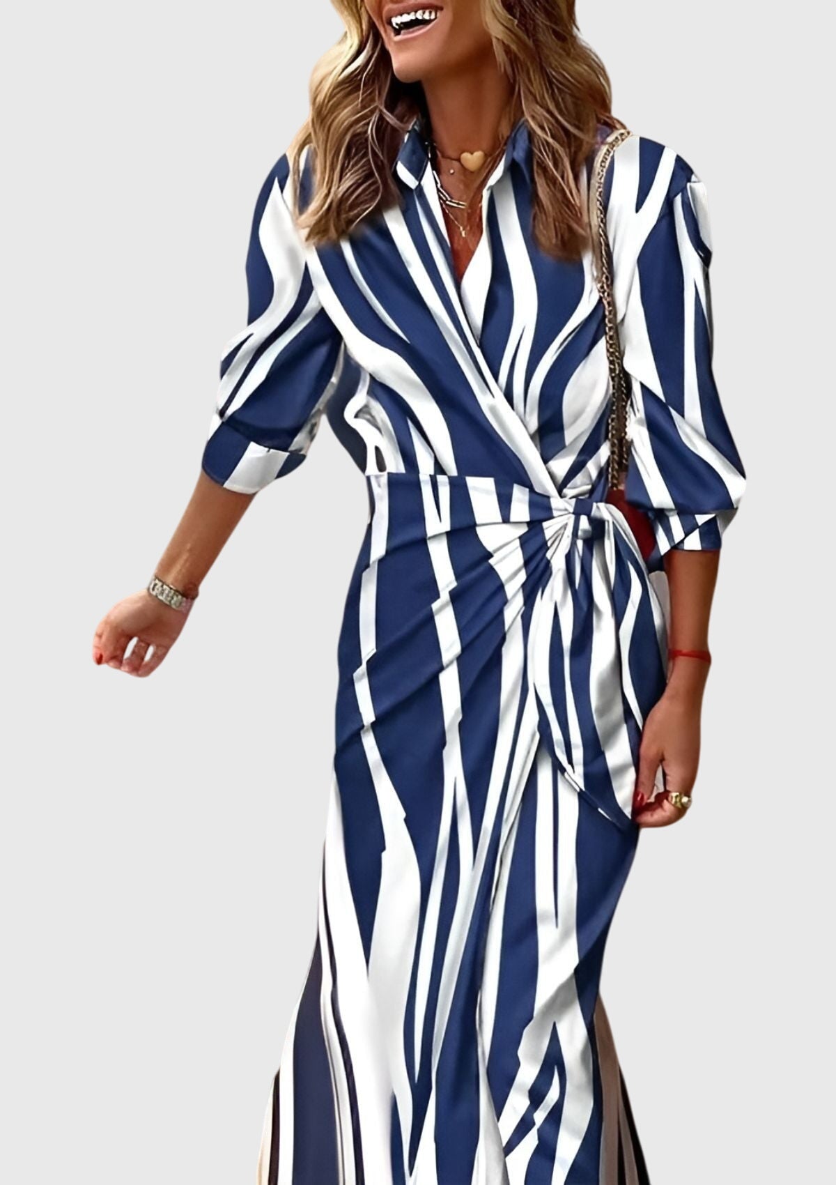 Stylish Floral Wrap Dress for Women