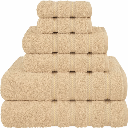 Plush 6-Piece Bathroom Towel Set – Super Absorbent