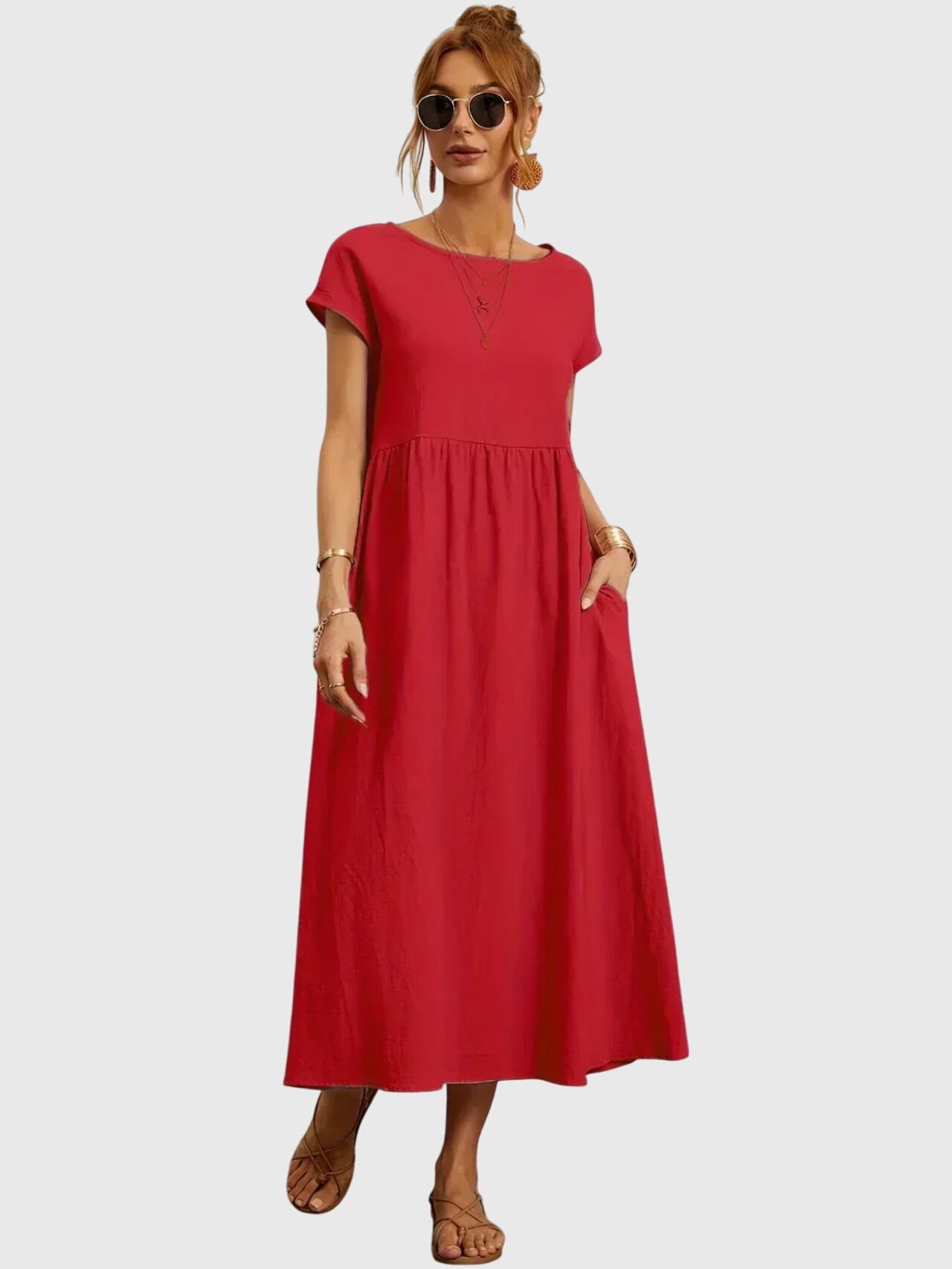 Relaxed Fit Pocket Sundress