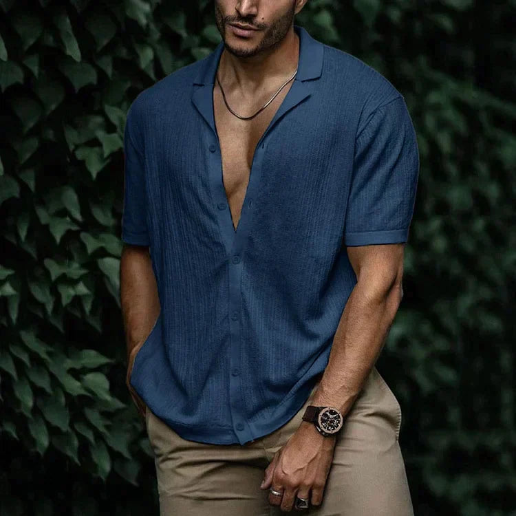 Casual Men's Summer Short Sleeve Shirt