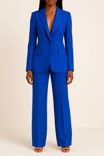 Elegant Ladies Business Jacket Suit Set