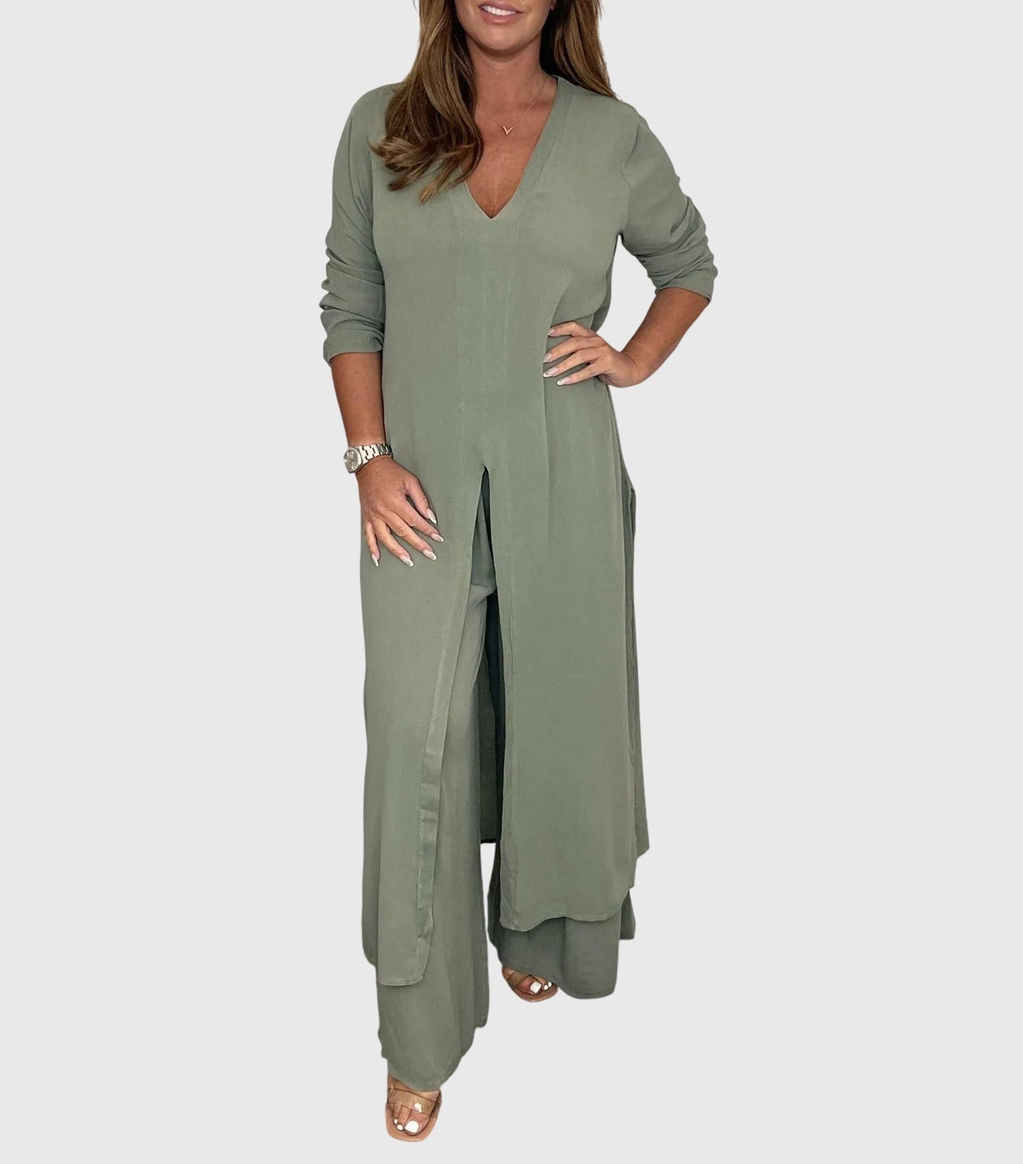 Ladies Beautiful 2 Piece Outfit - Olytrend
