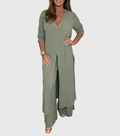 Ladies Beautiful 2 Piece Outfit - Olytrend