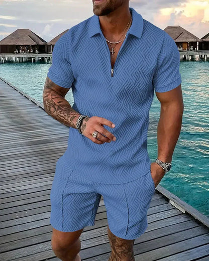 Relaxed Fit Hooded Summer Sweat Suit
