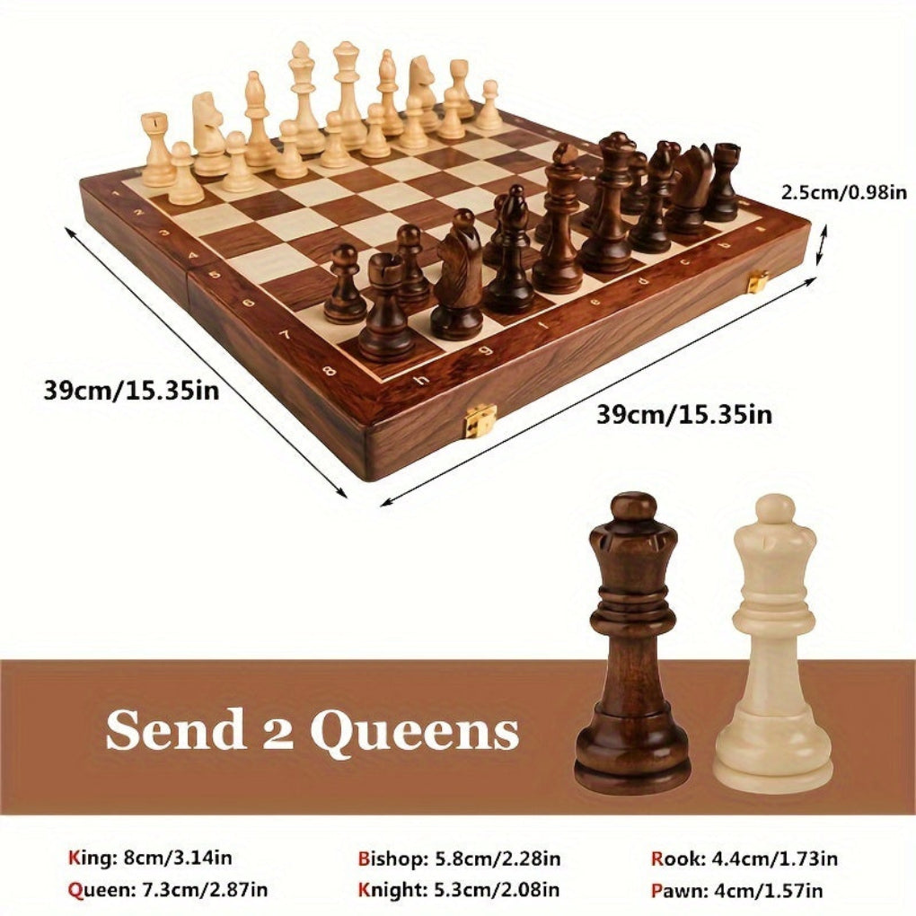 Classic Wooden Chess Board