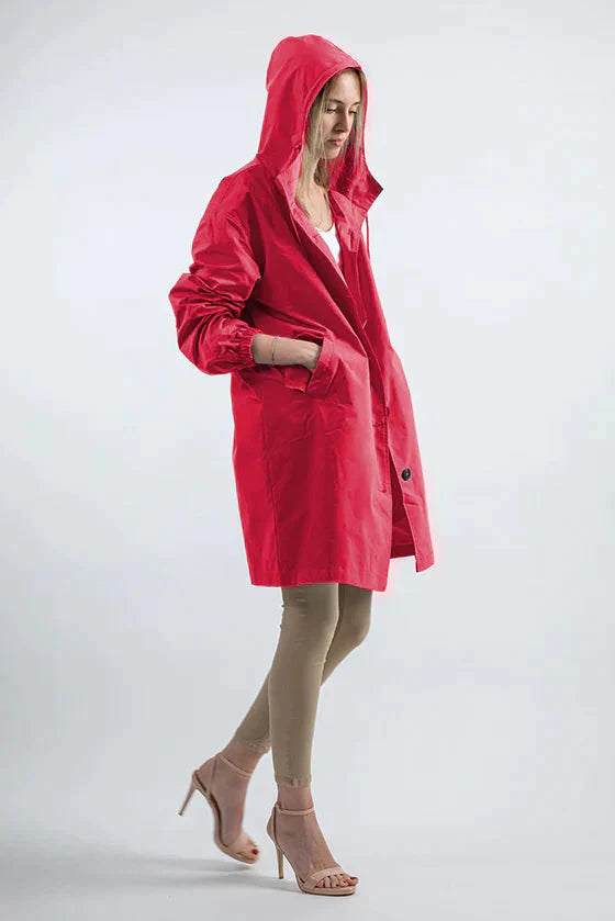 Ladies Large Water Resistant Hooded Jacket