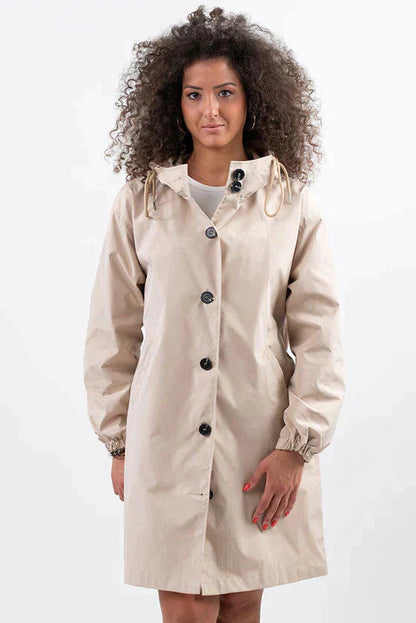 Warm Women's A-Line Hoodie Coat