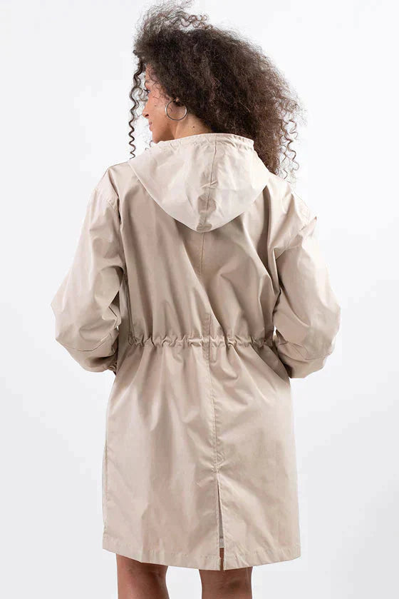 Ladies Large Water Resistant Hooded Jacket
