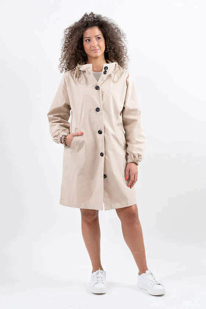 Ladies Large Water Resistant Hooded Jacket