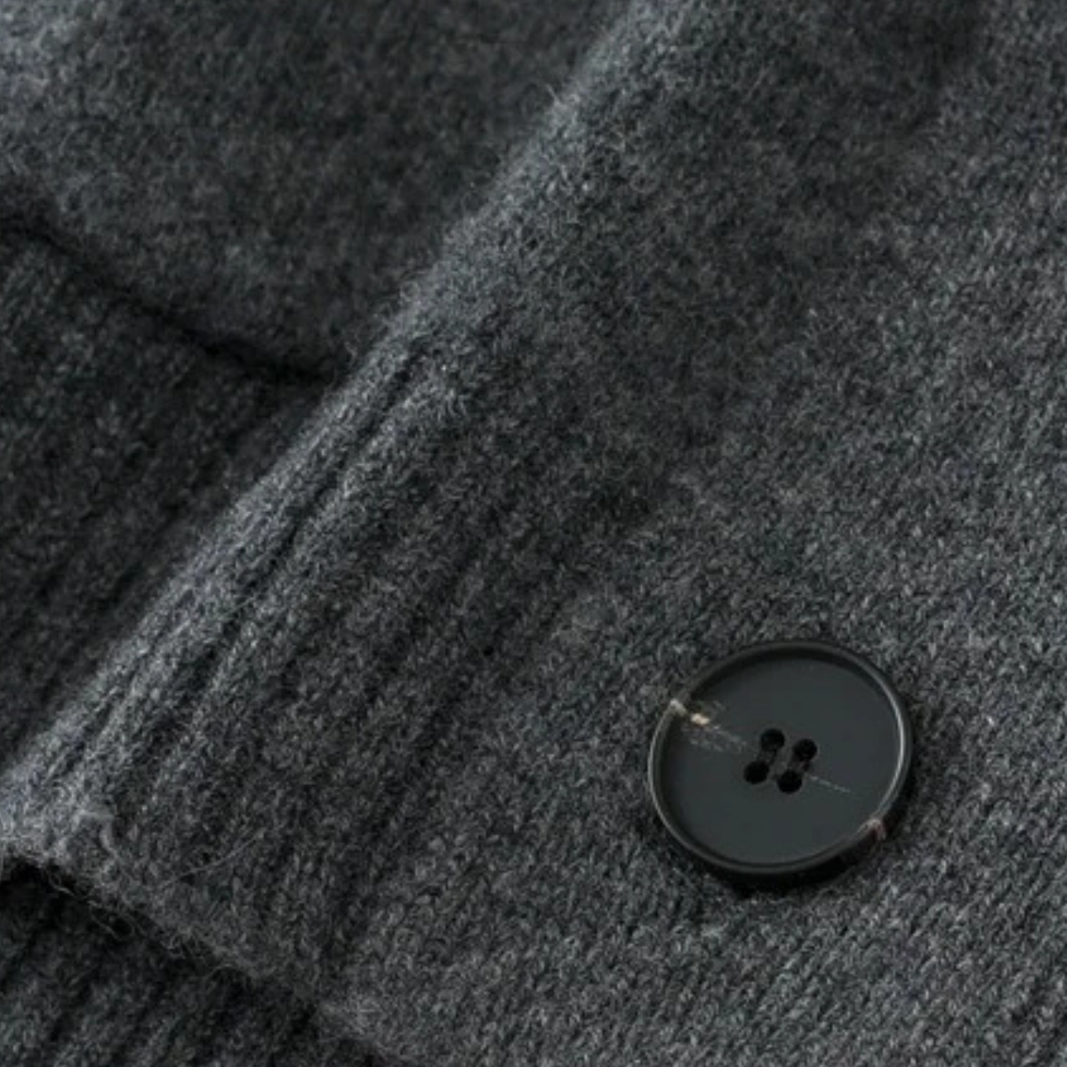 Luxury Men's Cashmere Button Cardigan Sweater