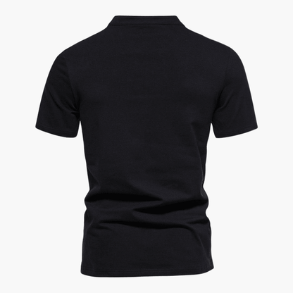 Comfortable V Neck Cotton Tee for Men