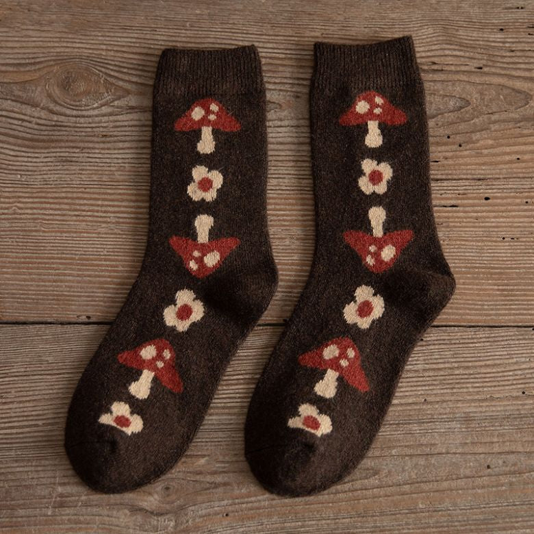 Colorful Floral Pattern Socks