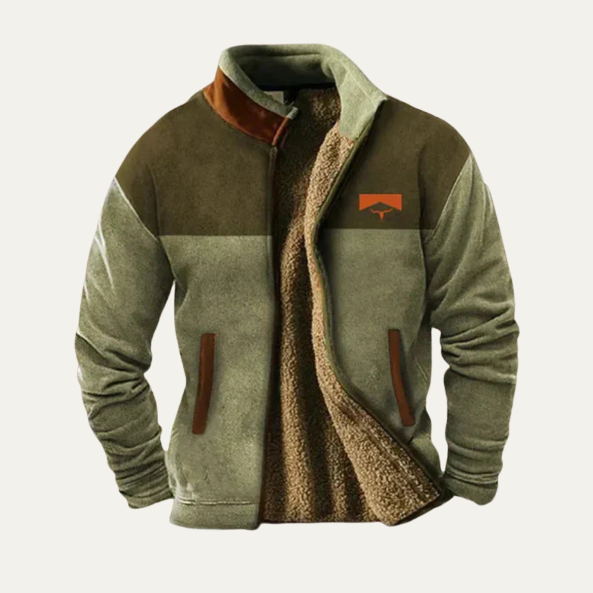 Classic Men's Fleece Lined Parka Winter Jacket