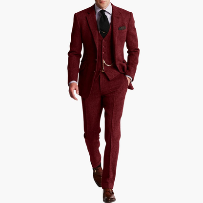 Classic 2 Piece Men's Business Suit Set