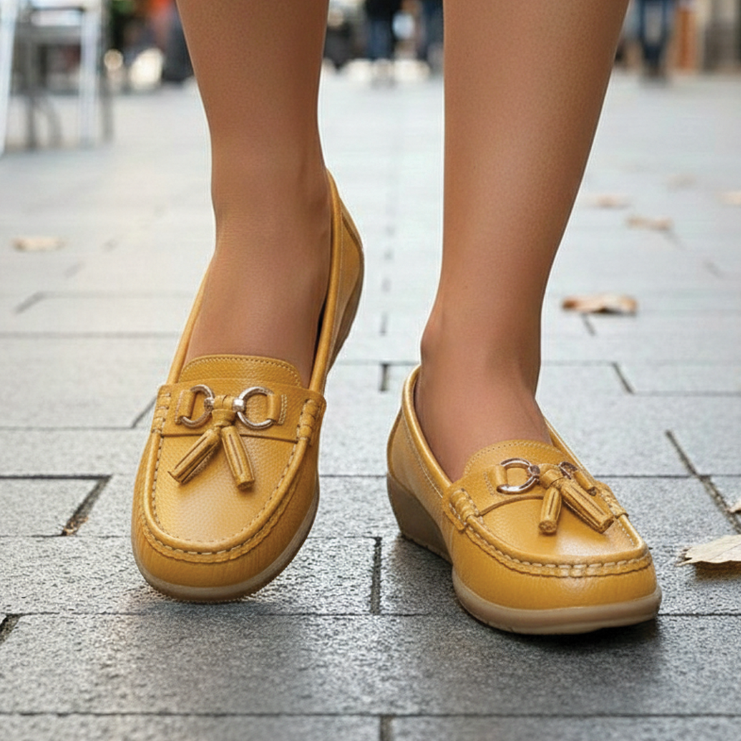 Timeless Genuine Leather Slip On Shoes