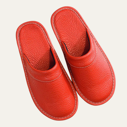 Comfortable Men's Leather Slippers