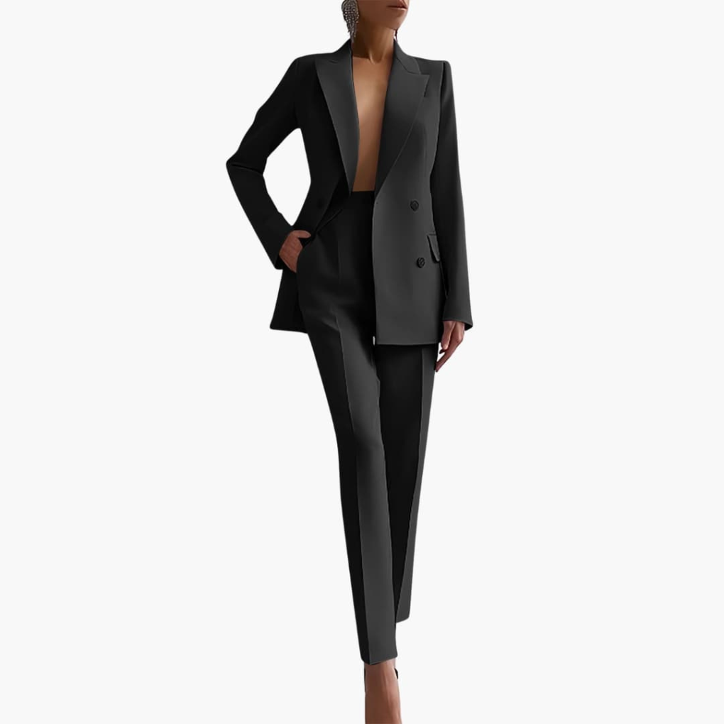 Ladies Business Jacket and Pant Set