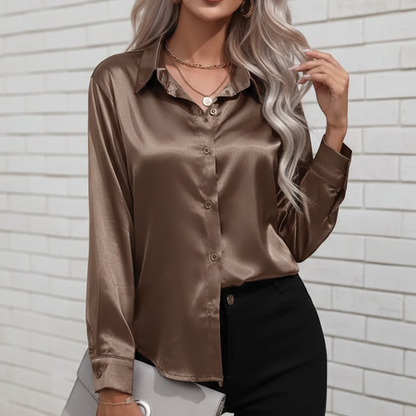 Lovely Silk Loose Fit Top