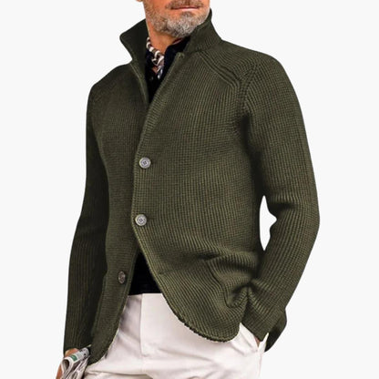 Personalized Mens Cardigan - Classic Cozy Design