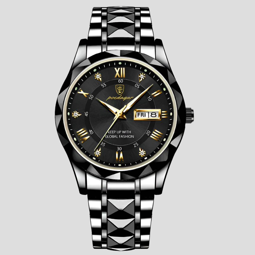 Classic Elegant Men's Stainless Steel Watch