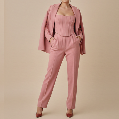 Classic Three-Piece Business Suit