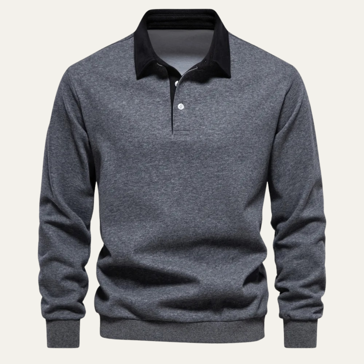 Classic Men's Relaxed Fit Polo Sweater