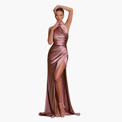 Luxurious Satin Formal Gown for Women