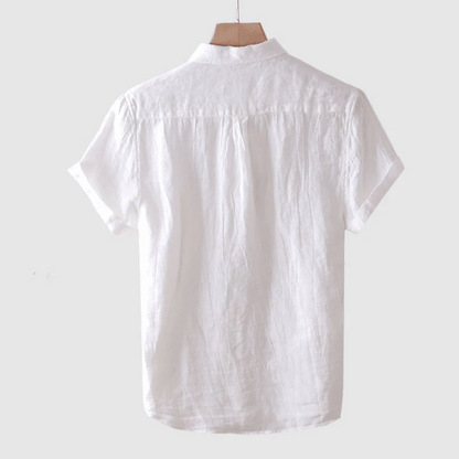 Casual Men's Lightweight Short Sleeve Shirt Loose Fit