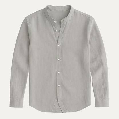 Lightweight Breathable Linen Mens Shirt Loose Fit - Nocini