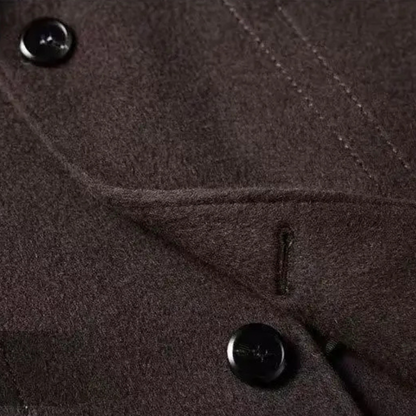Classic Fit Mens Wool Trench Coat