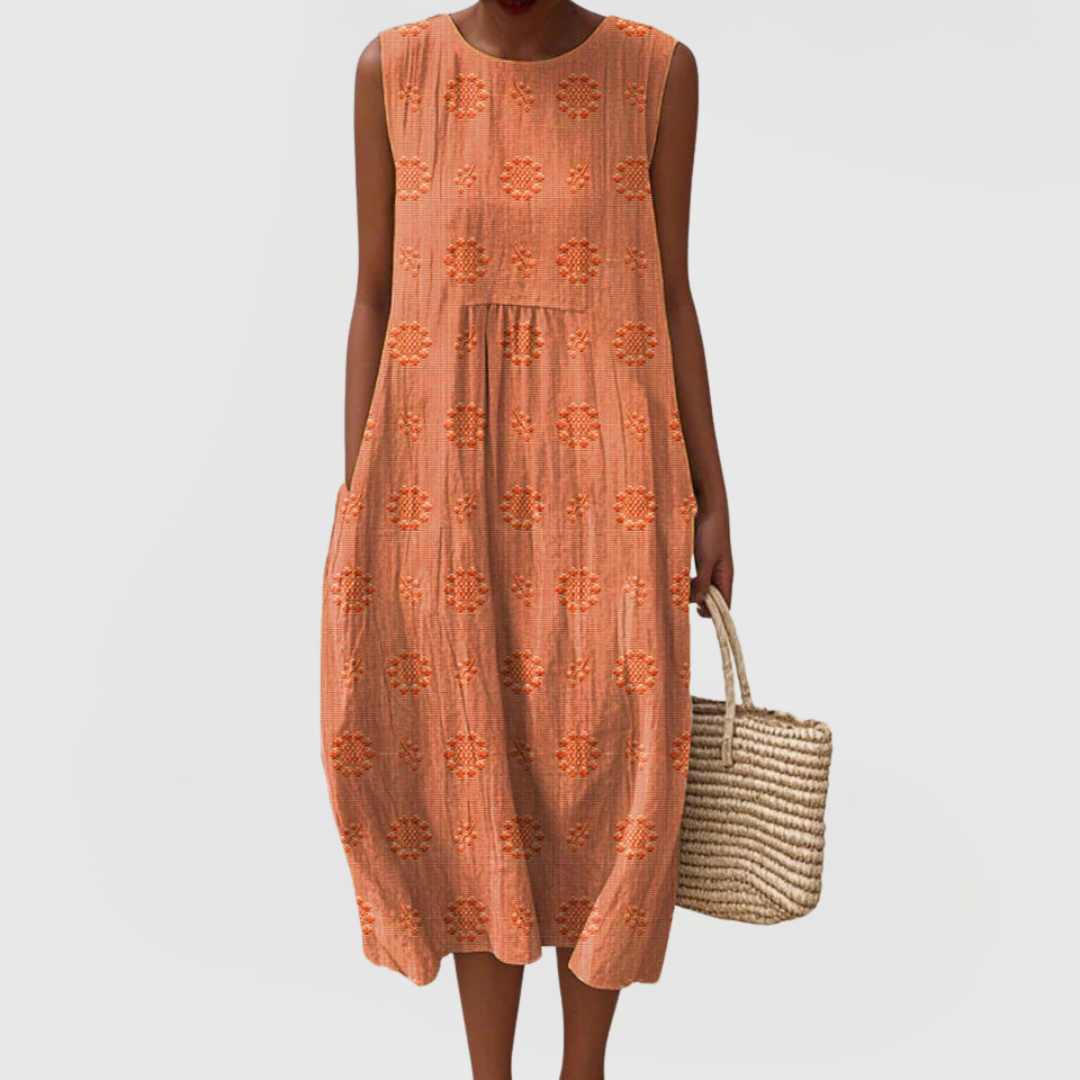 Stylish Pocket Detail Party Dress