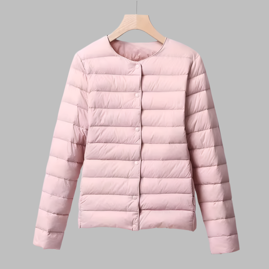Hoodless Lightweight Down Jacket