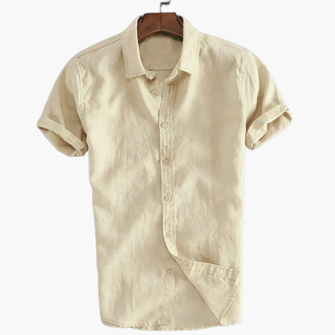 Relaxed Fit Mens Short Sleeve Shirt