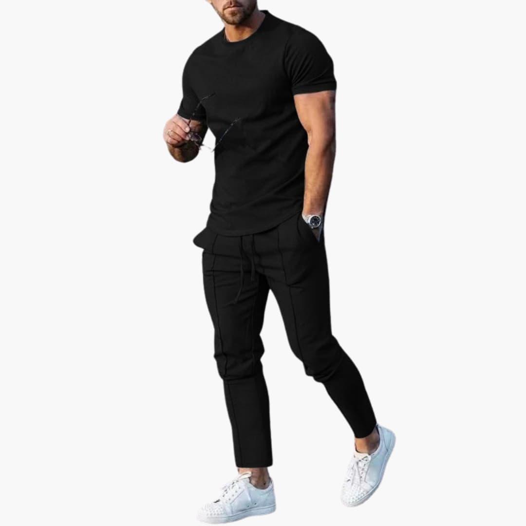 Relaxed Fit 2-Piece Suit for Men – Classic Everyday Wear - Olytrend