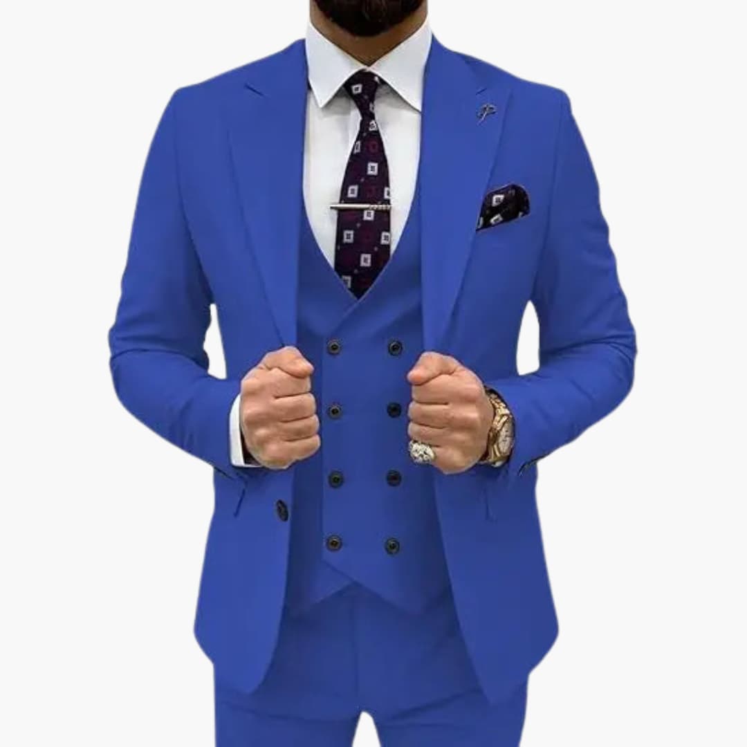 Classic Slim Fit Mens 3 Piece Suit