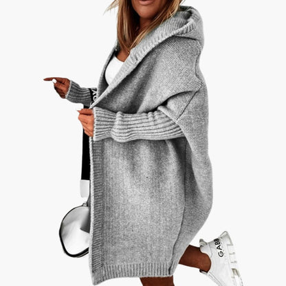 Cozy Women's Open Front Hooded Sweater