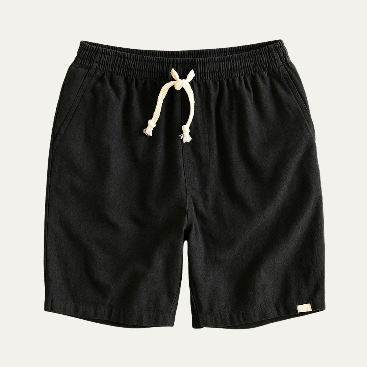 Casual Linen Drawstring Shorts for Men