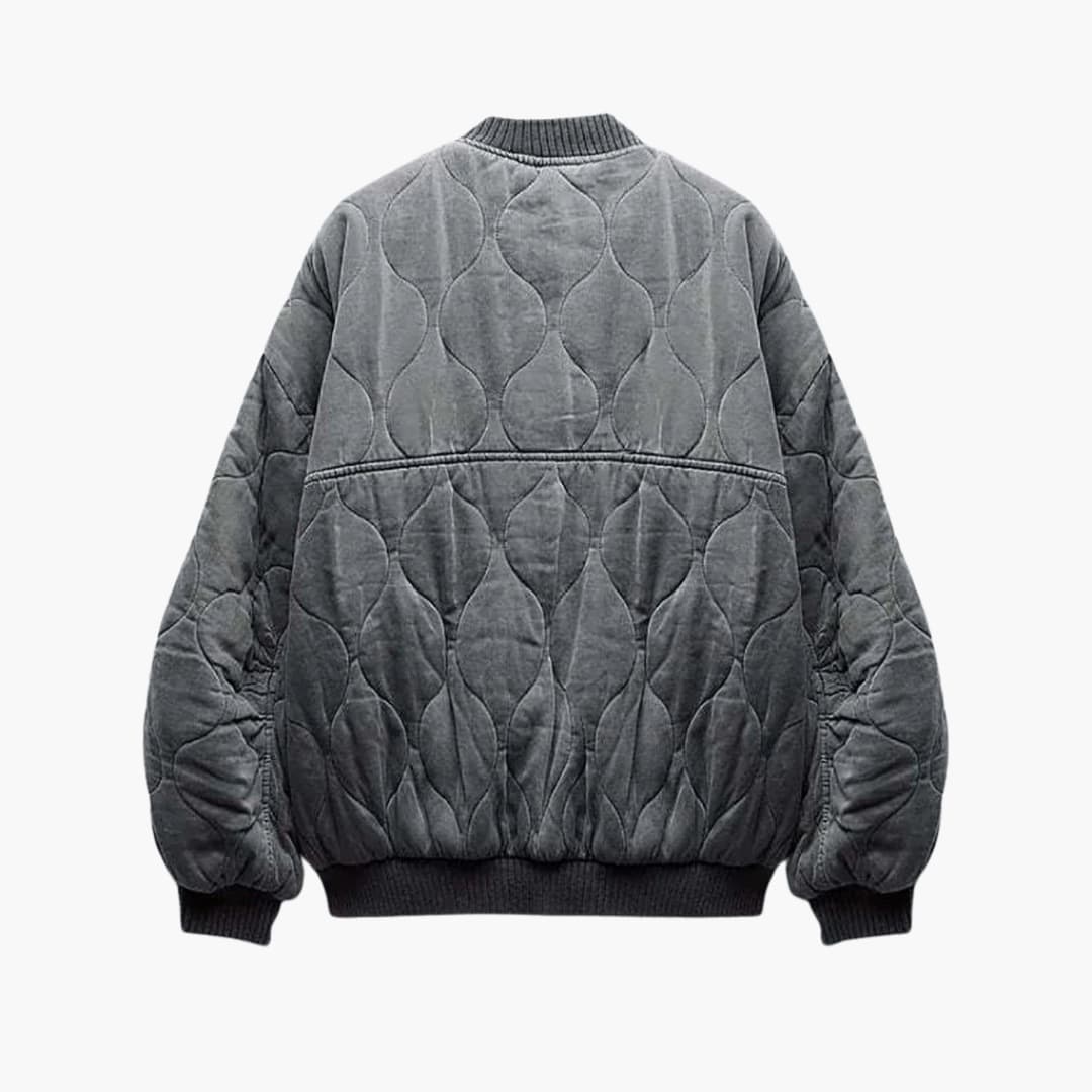 Relaxed Fit Womens Bomber Jacket