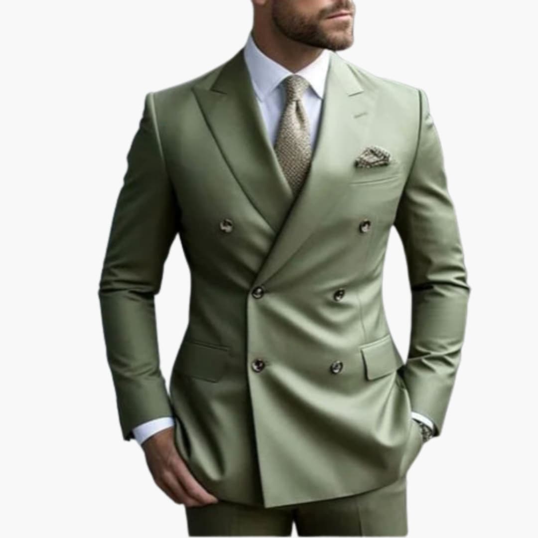 Classic Fit Mens 2 Piece Business Suit