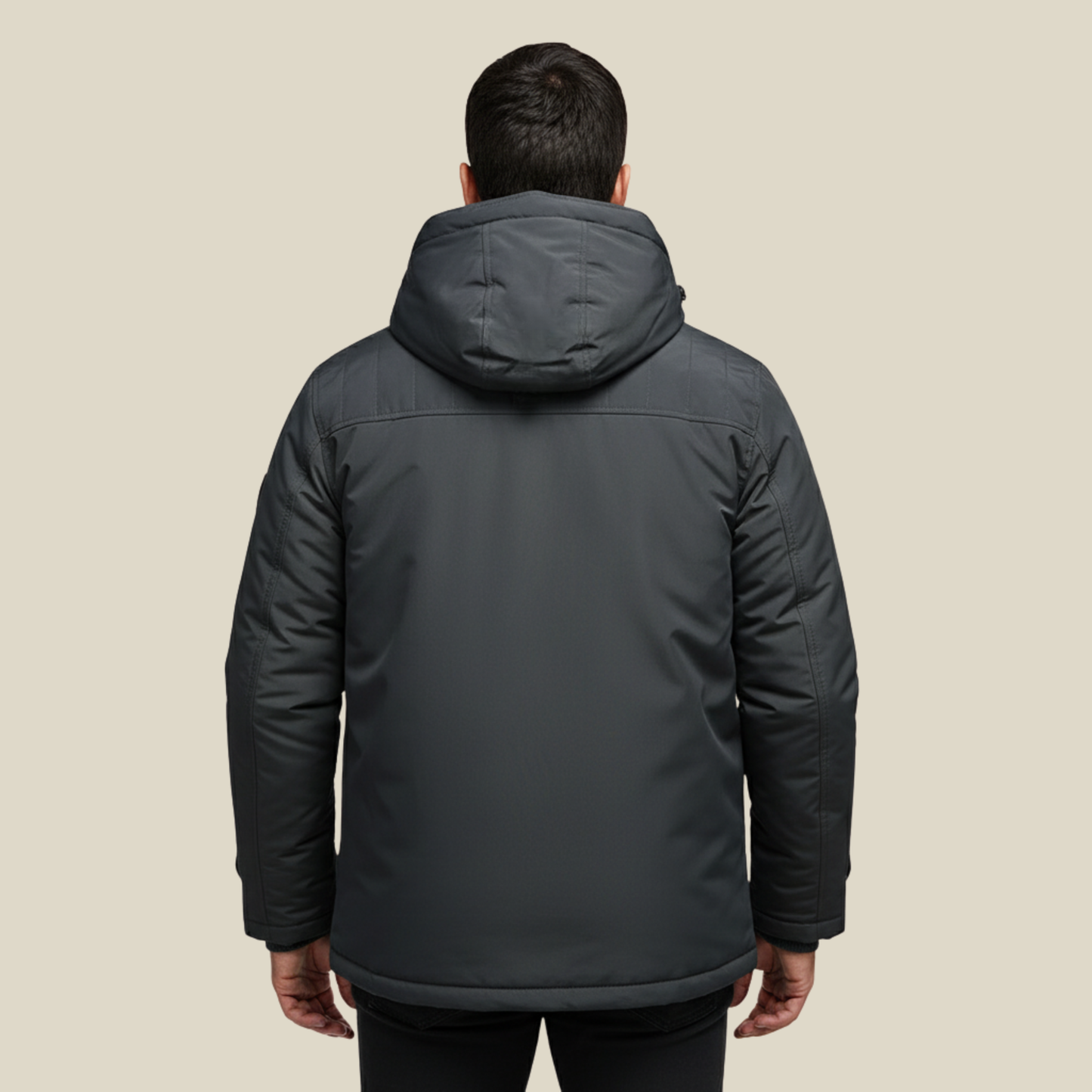Warm Waterproof Men's Hooded Parka Jacket