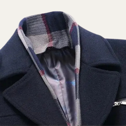 Luxury Men's Wool Cashmere Coat