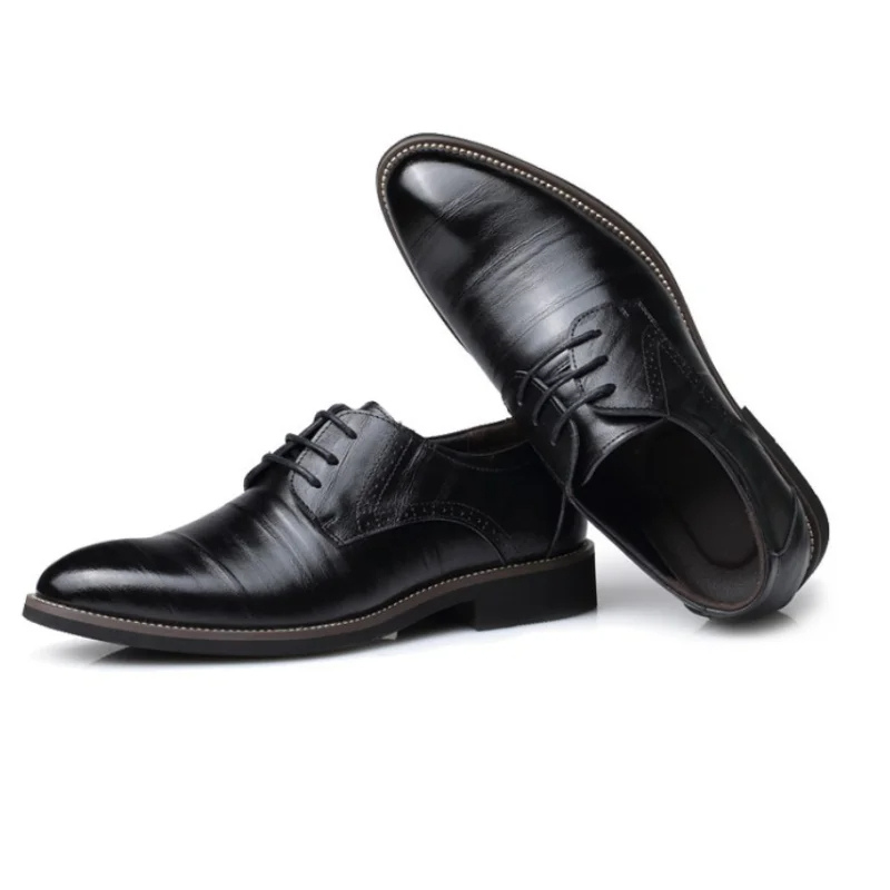 Traditional Leather Dress Shoes - Nocini