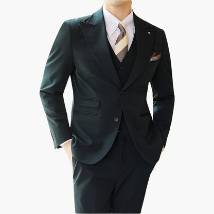 Men's Slim Fit 3 Piece Suit with Waistcoat