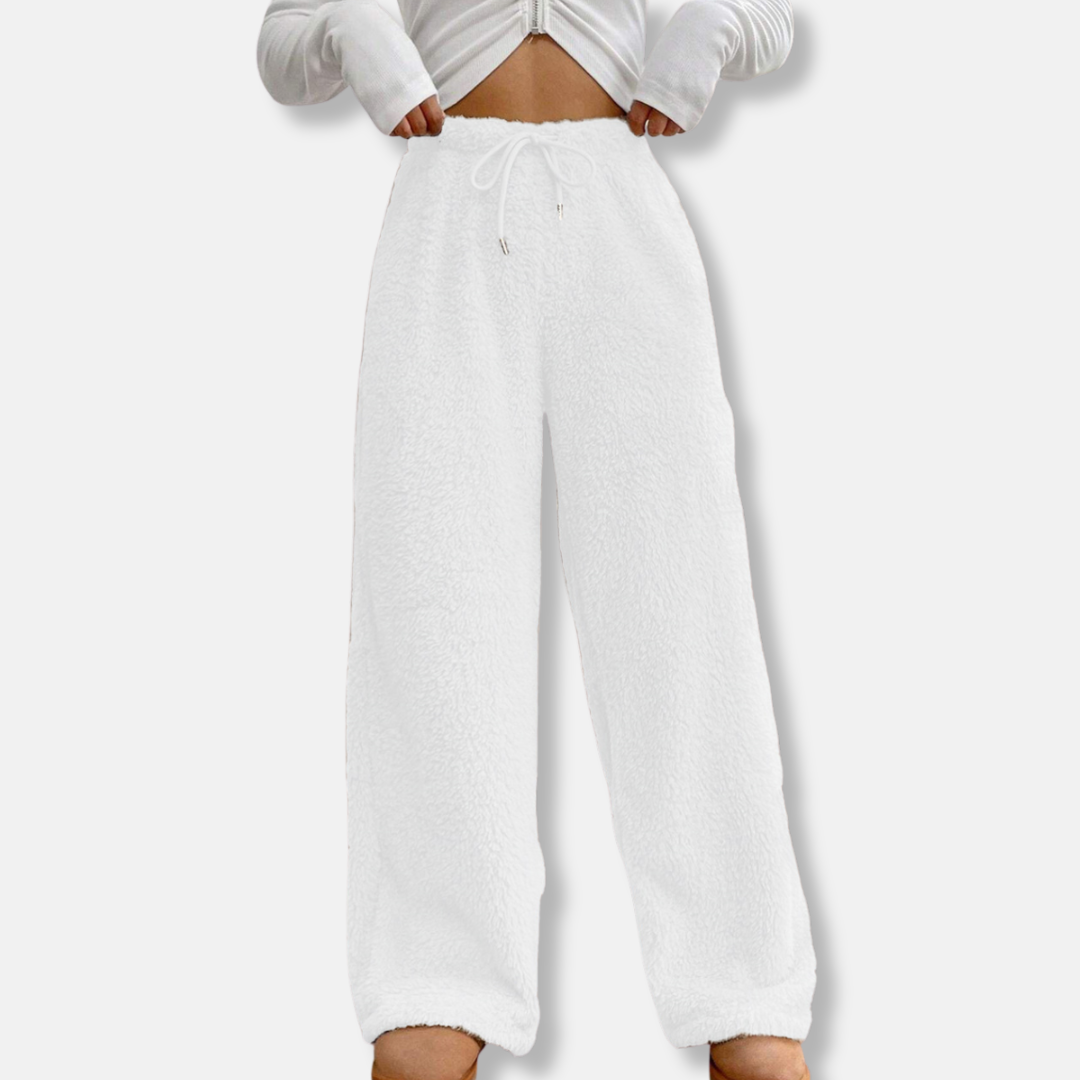Comfortable Cotton Lounge Pants Loose Fit Full Length