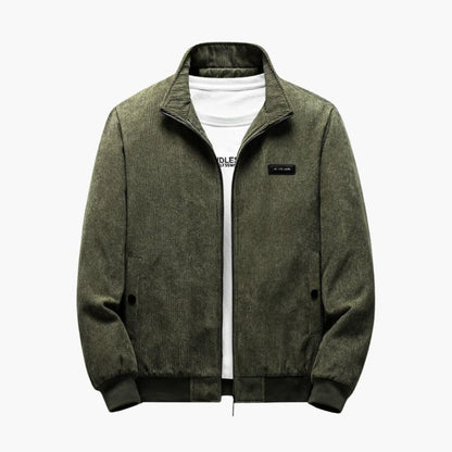 Warm Ribbed Winter Coat for Men