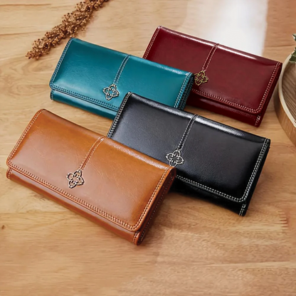 Classic Genuine Leather Fold Wallet