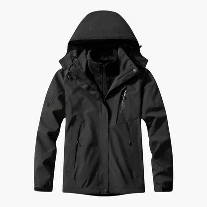 Waterproof Men's Parka Jacket with Multiple Pockets