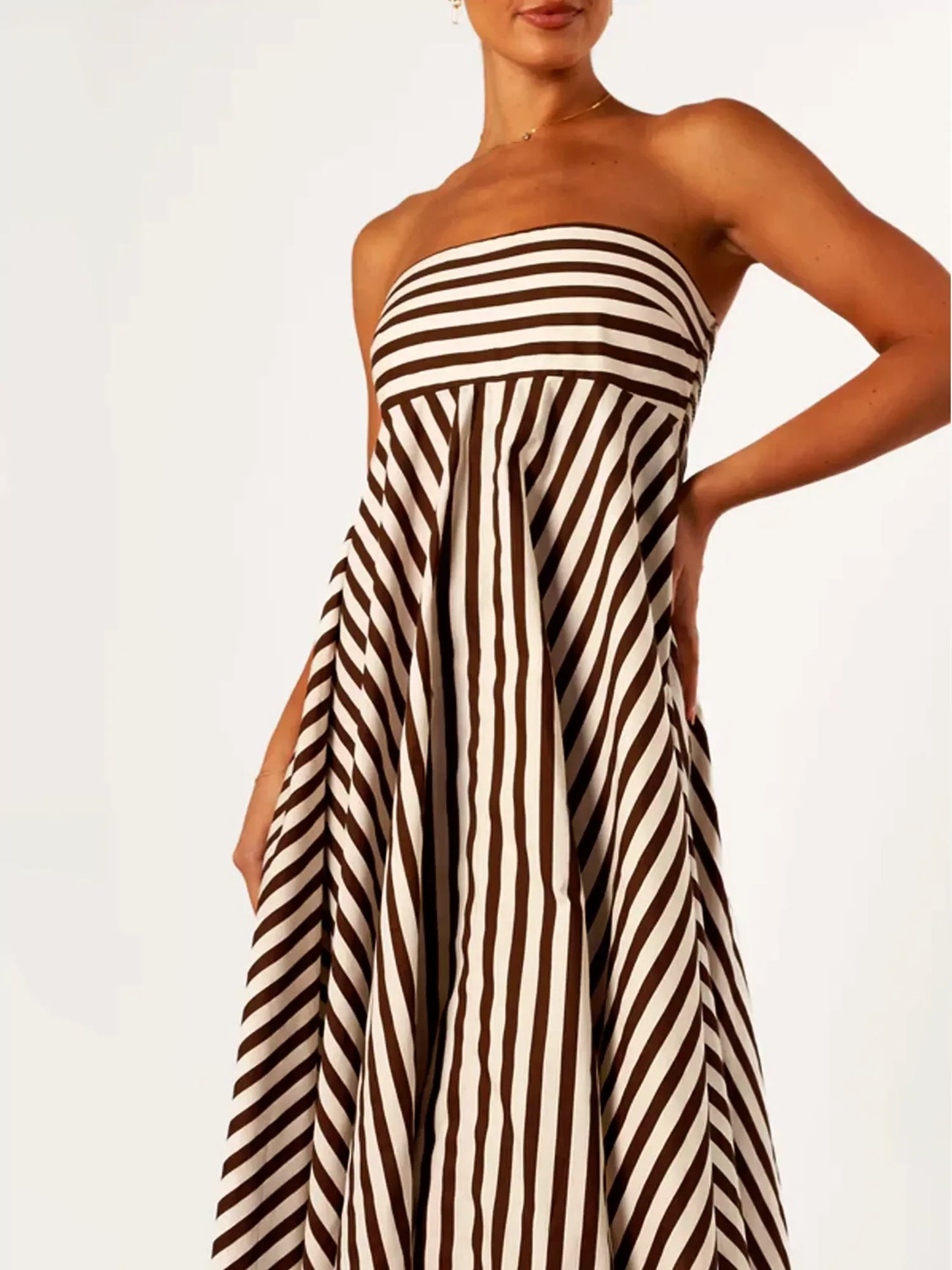Sleeveless Floor Length Evening Dress