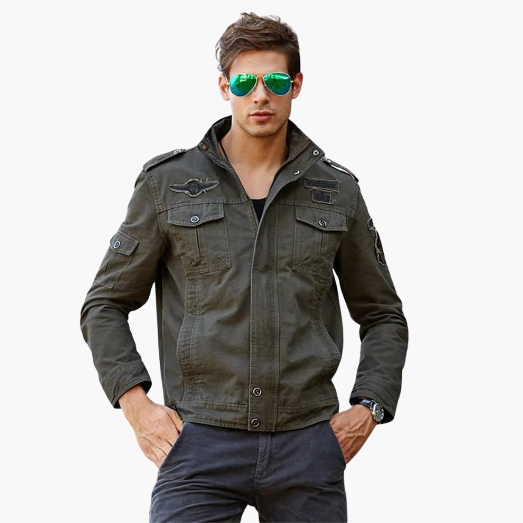 Tactical Zip Up Army Jacket for Men